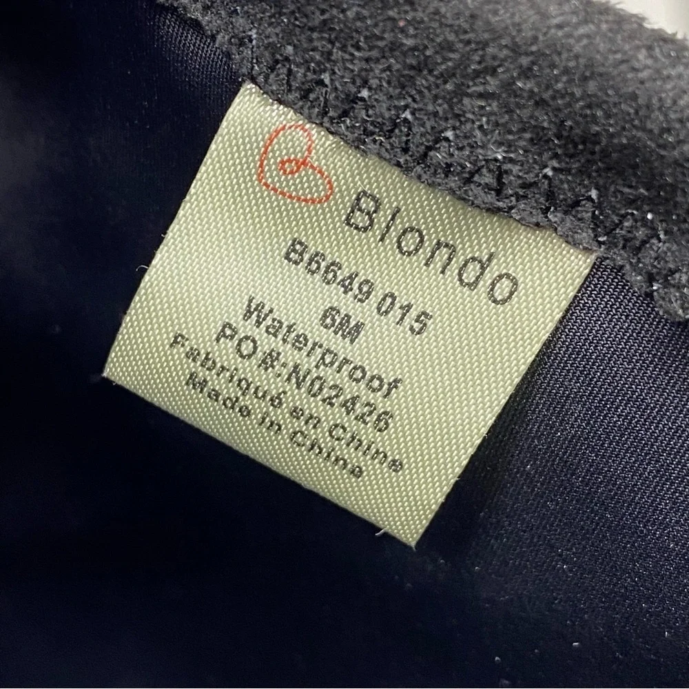 Blondo Black Suede Over the Knee Boot 6M